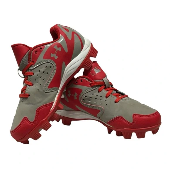 Under Armour Leadoff Mens Youth Size 1Y Baseball Cleats Softball - Picture 3 of 11